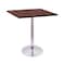 Holland Bar Stool Co 42" 214 Chrome Table, 36" x 36" Square Top 214-2242CH36SQ - alternate 2